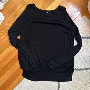 Black Lulu Long Sleeve Sweater